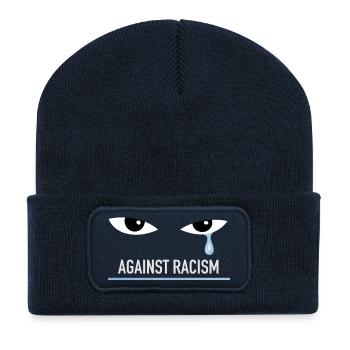 AGAINST RACISM - The Blue Tear - Recycled Patch Beanie - french navy - Front