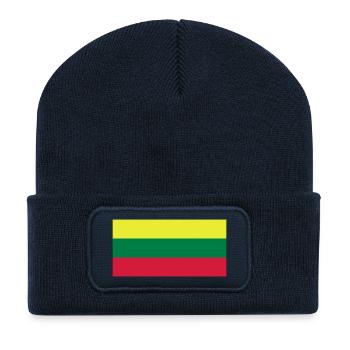 Lithuania - Recycled Patch Beanie - french navy - Front