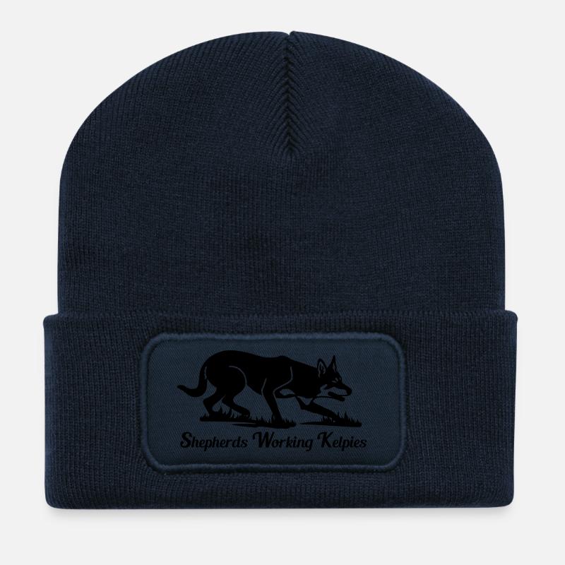 Kelpie - Recycelte Patch Beanie - French Navy