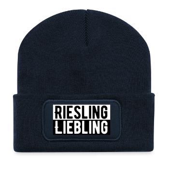 Riesling Liebling - Recycelte Patch Beanie - French Navy - Vorne
