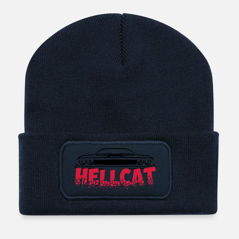SRT HELLCAT - Recycelte Patch Beanie - French Navy