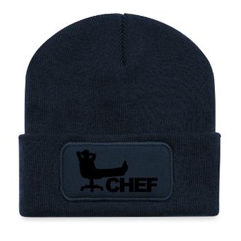 chef_f1 - Recycled Patch Beanie - french navy - Front