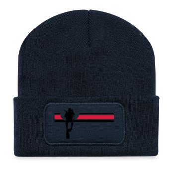 Tauchen - Recycelte Patch Beanie - French Navy - Vorne