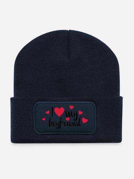 Freund - Recycelte Patch Beanie - French Navy