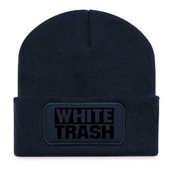 White Trash - Recycled Patch Beanie - french navy - Front