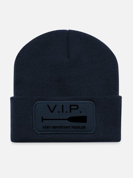 VIP Very Important Paddler Drachenboot Kanu 1c - Recycelte Patch Beanie - French Navy