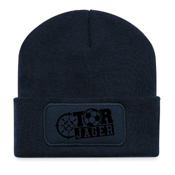 tor_jaeger_ke1 - Recycelte Patch Beanie - French Navy - Vorne