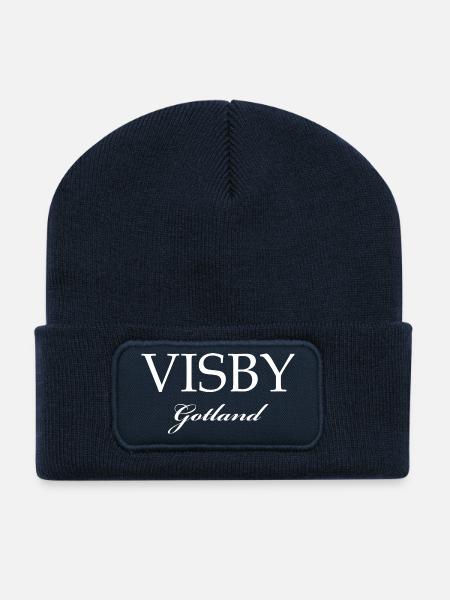 VISBY Gotland - Recycelte Patch Beanie - French Navy