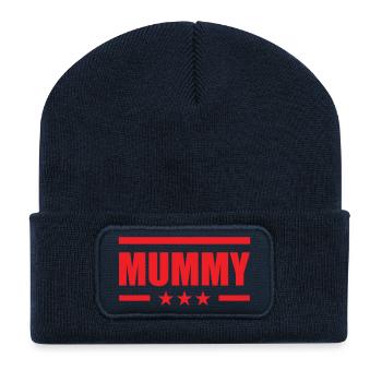 Best Mom - Mother's Day - Recycled Patch Beanie - french navy - Front