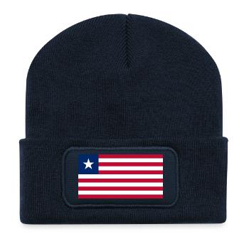 Liberia - Recycelte Patch Beanie - French Navy - Vorne