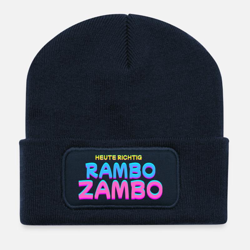 Right today Rambo Zambo (Chancellor 2025) - Recycled Patch Beanie - french navy