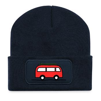 JAHRESTAG. ALLES GUTE ZUM GEBURTSTAG. ALLES GUTE ZUM GEBURTSTAG. - Recycelte Patch Beanie - French Navy - Vorne