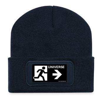 Astronomie Universum Teleskop Spezialisten - Recycelte Patch Beanie - French Navy - Vorne