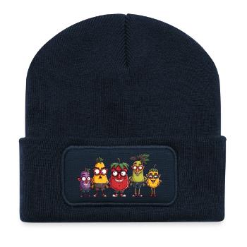 fruit - Recycled Patch Beanie - french navy - Front