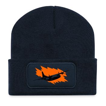 An-12 - Recycled Patch Beanie - french navy - Front