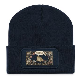 Yippee Another Year Toad - Recycled Patch Beanie - french navy - Front