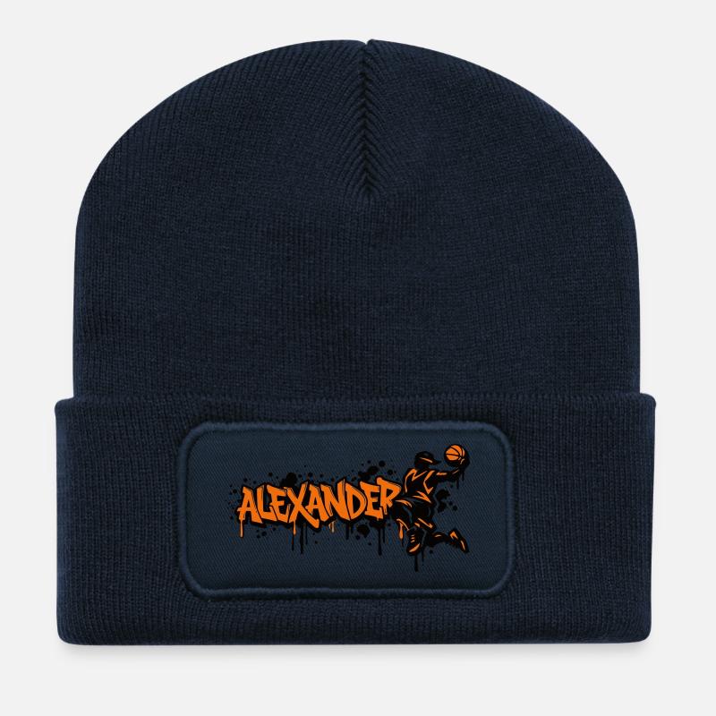 Alexander Graffiti Dunk - Recycled Patch Beanie - french navy
