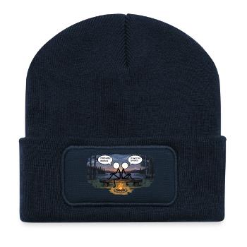 Savo Guys Duo 20 Tango - Beanie recyclé à patch - bleu marine - Devant