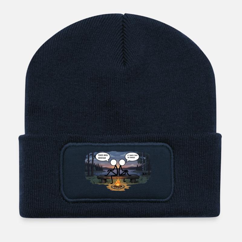 Savo Guys Duo 20 Tango - Recycelte Patch Beanie - French Navy