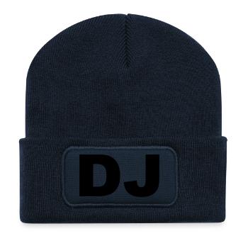 DJ - Recycelte Patch Beanie - French Navy - Vorne