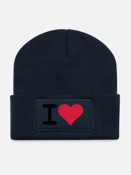 love2 - Recycled Patch Beanie - french navy