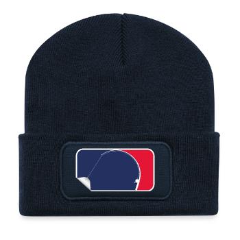 pêche - Beanie recyclé à patch - bleu marine - Devant