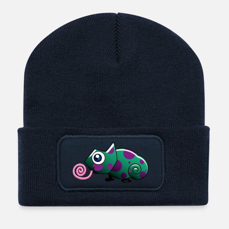 Chaleeon - Recycelte Patch Beanie - French Navy