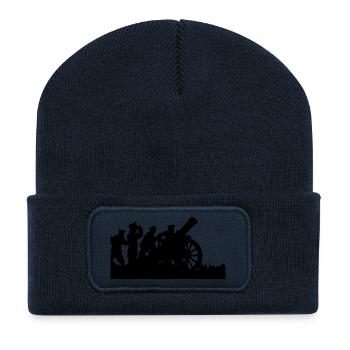cannon - Recycled Patch Beanie - french navy - Front