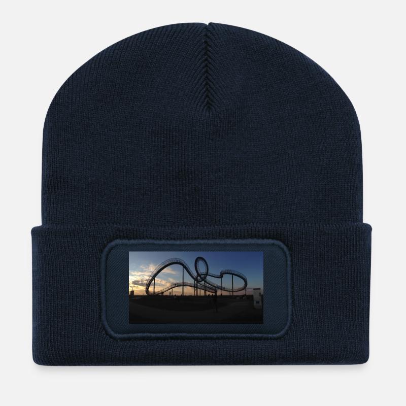 Tiger & Turtle - Recycelte Patch Beanie - French Navy
