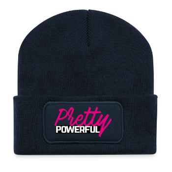 Nice strong - Recycled Patch Beanie - french navy - Front