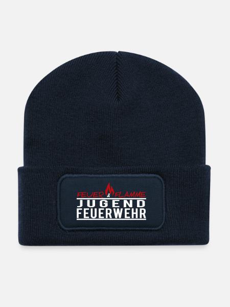 Jugendfeuerwehr - Recycelte Patch Beanie - French Navy