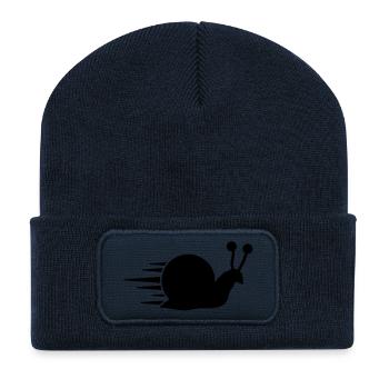 schnecke_fast_ts1 - Recycled Patch Beanie - french navy - Front