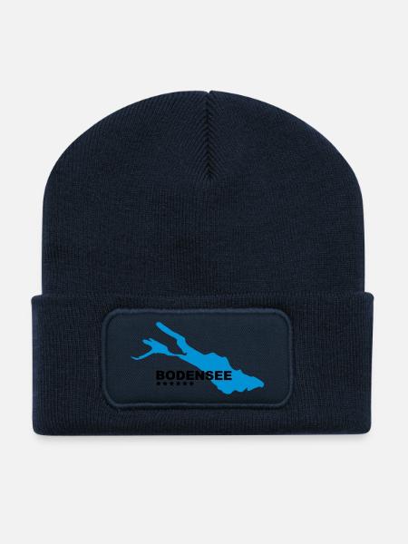 Bodensee - Recycelte Patch Beanie - French Navy