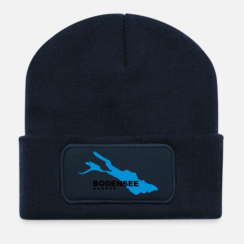 Bodensee - Recycelte Patch Beanie - French Navy
