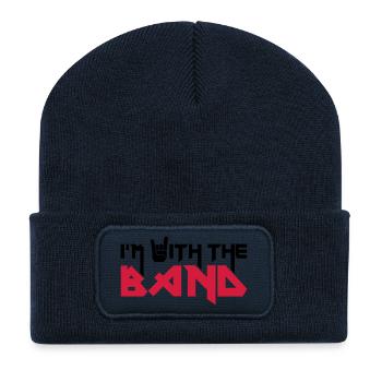 I'm with the Band - Recycled Patch Beanie - french navy - Front