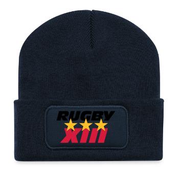 Rugby XIII - Recycled Patch Beanie - french navy - Front