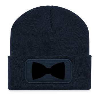 Fliege - Recycelte Patch Beanie - French Navy - Vorne