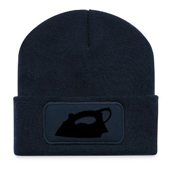 Bügeleisen - Recycelte Patch Beanie - French Navy - Vorne