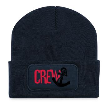 Crew Anker Matrose - Recycelte Patch Beanie - French Navy - Vorne