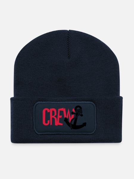 Crew Anker Matrose - Recycelte Patch Beanie - French Navy