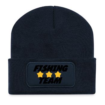 Fishing Team - Recycled Patch Beanie - french navy - Front