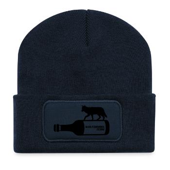 wolfsrudel_team - Recycelte Patch Beanie - French Navy - Vorne