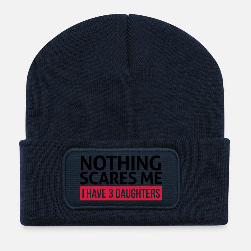 dad - Recycled Patch Beanie - french navy