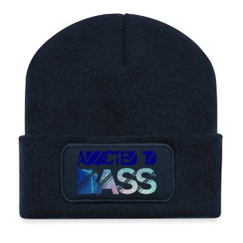 Addicted to bass - Recycelte Patch Beanie - French Navy - Vorne