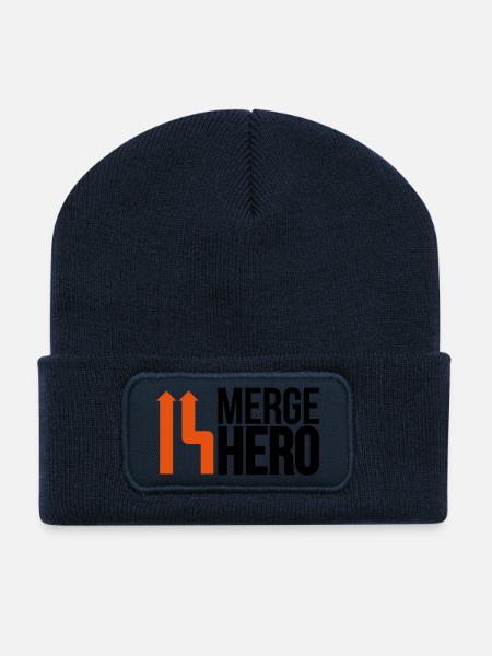 Merge Code Held - Recycelte Patch Beanie - French Navy