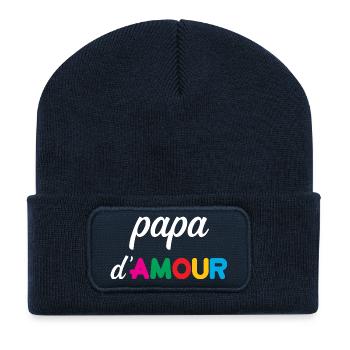 Love Daddy - Father's Day - Recycled Patch Beanie - french navy - Front