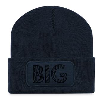Groß - Recycelte Patch Beanie - French Navy - Vorne