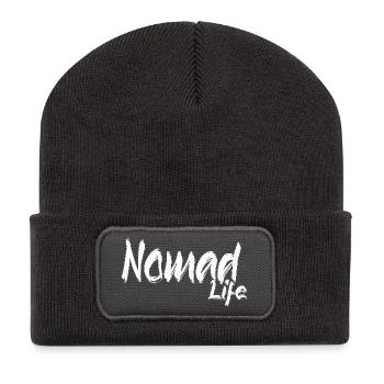 Voyage Life - Beanie recyclé à patch - charbon - Devant