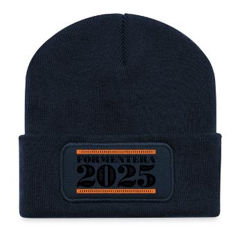 Formentera 2025 - Recycelte Patch Beanie - French Navy - Vorne