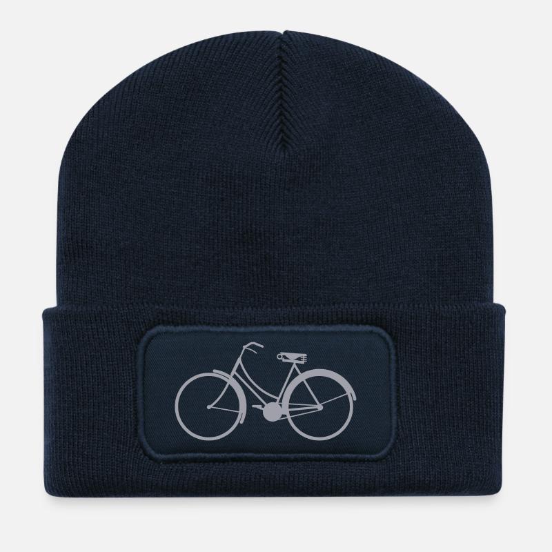 Fahrrad - Recycelte Patch Beanie - French Navy